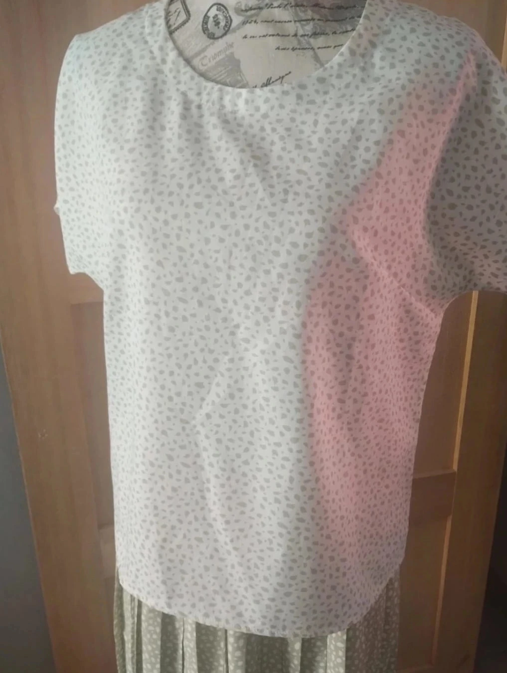 Conjunto de túnica+falda plisada, Damart,T38/40 – photo 3